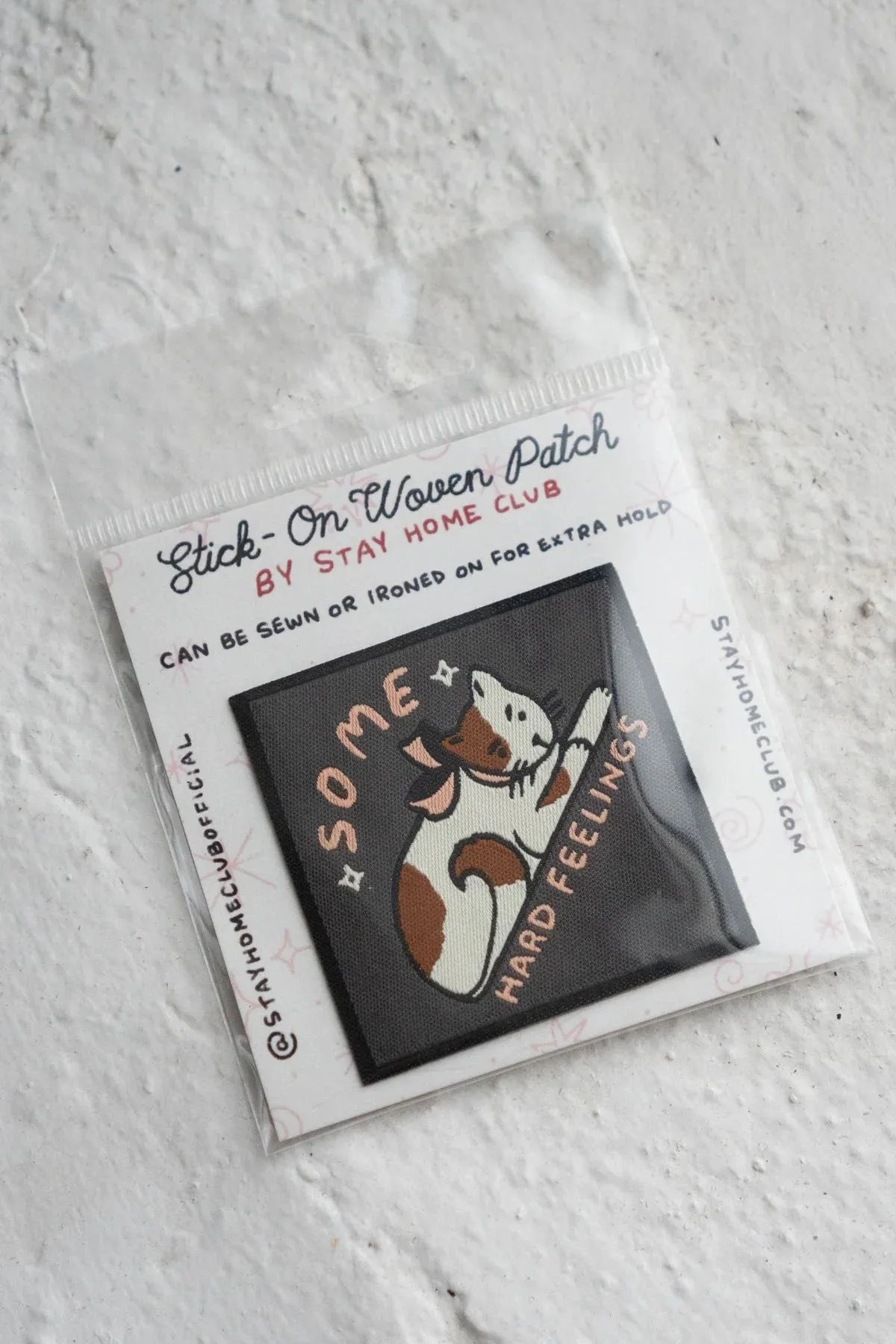 Some Hard Feelings Woven Sticky Patch | Stay Home Club (Canada)