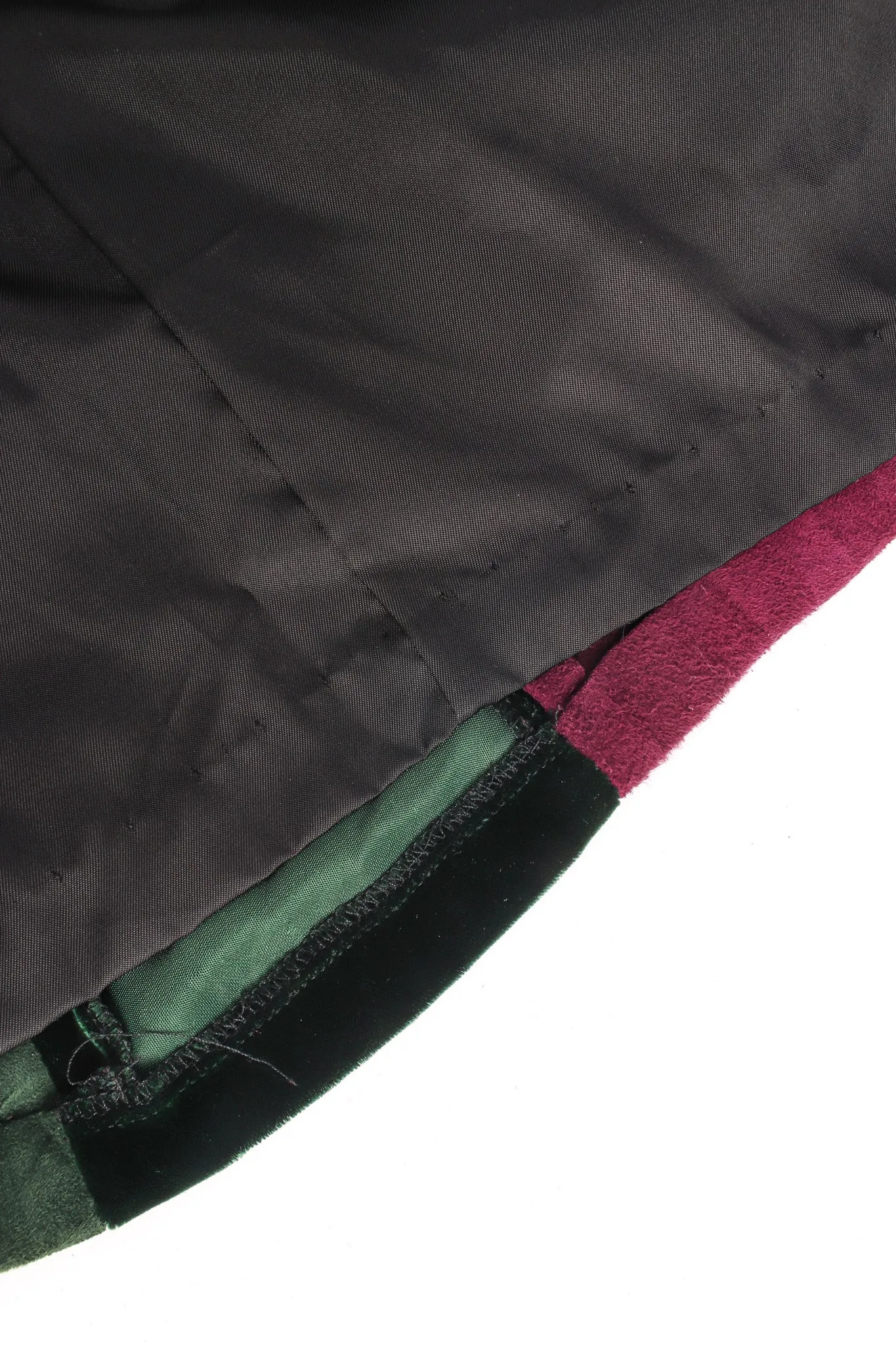 Suede & Velvet Patchwork Jacket