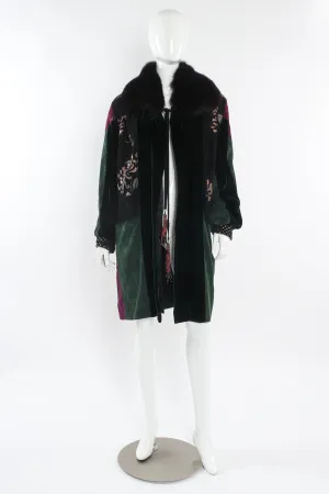 Suede & Velvet Patchwork Jacket