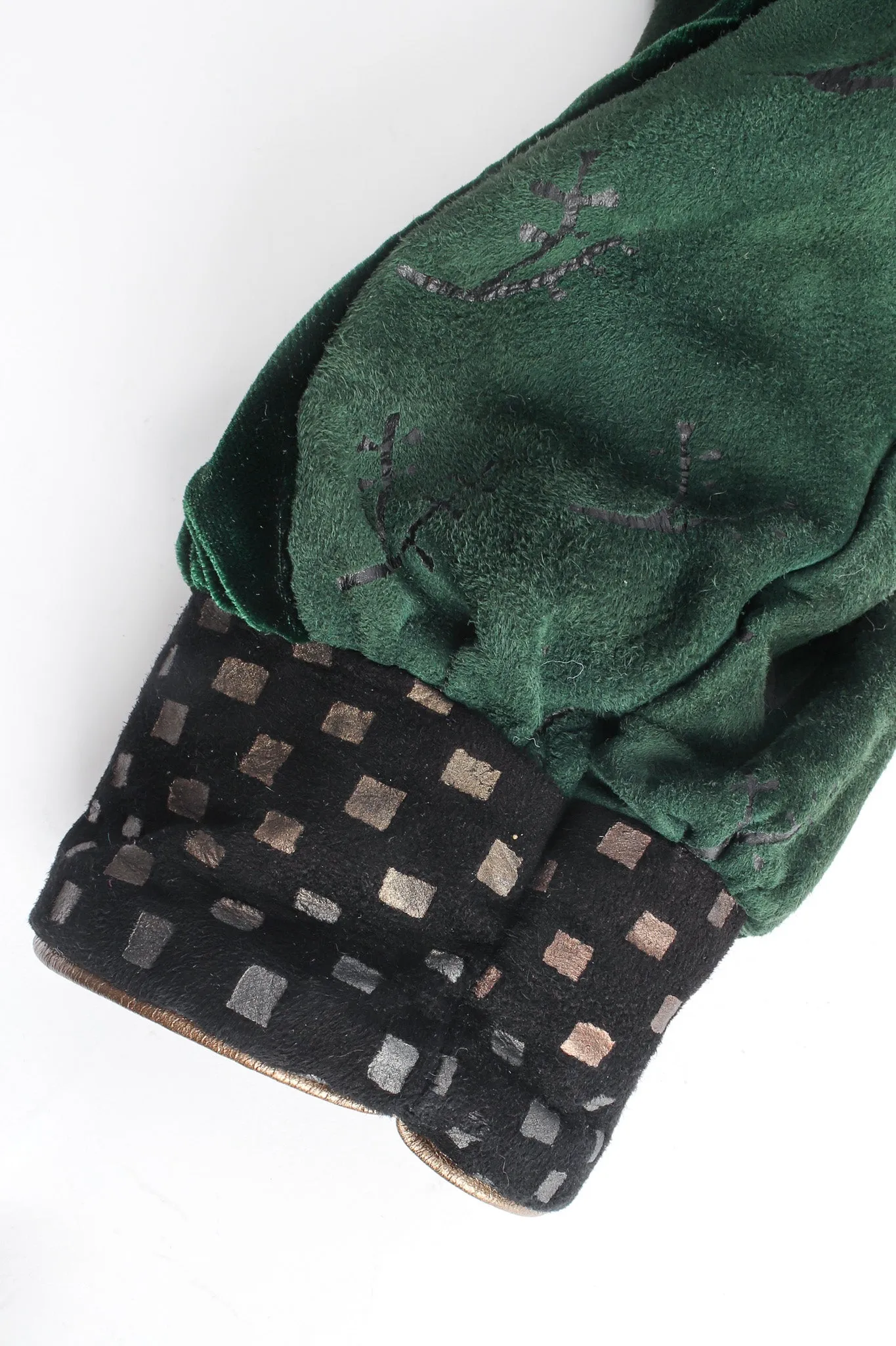 Suede & Velvet Patchwork Jacket