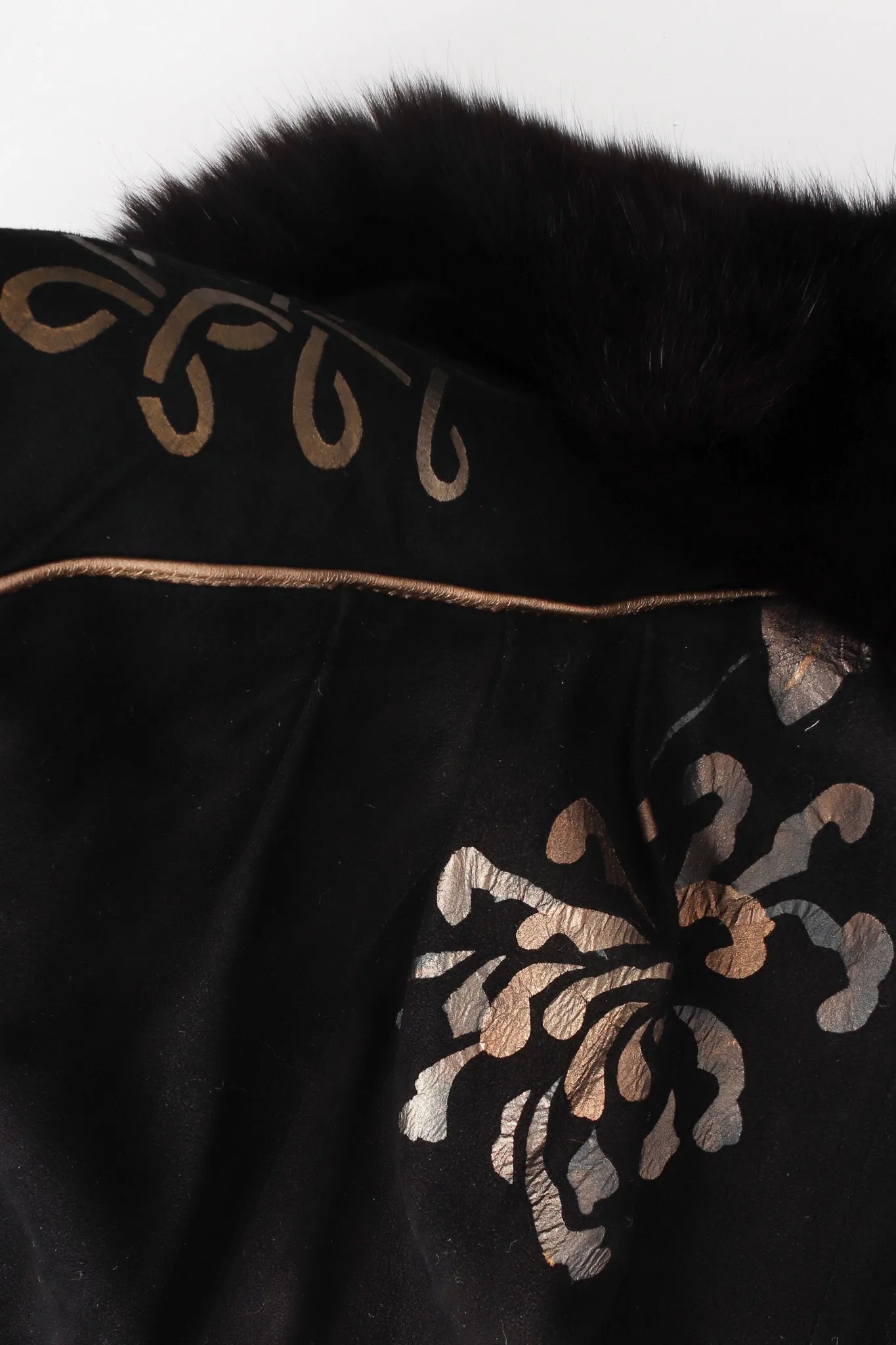 Suede & Velvet Patchwork Jacket