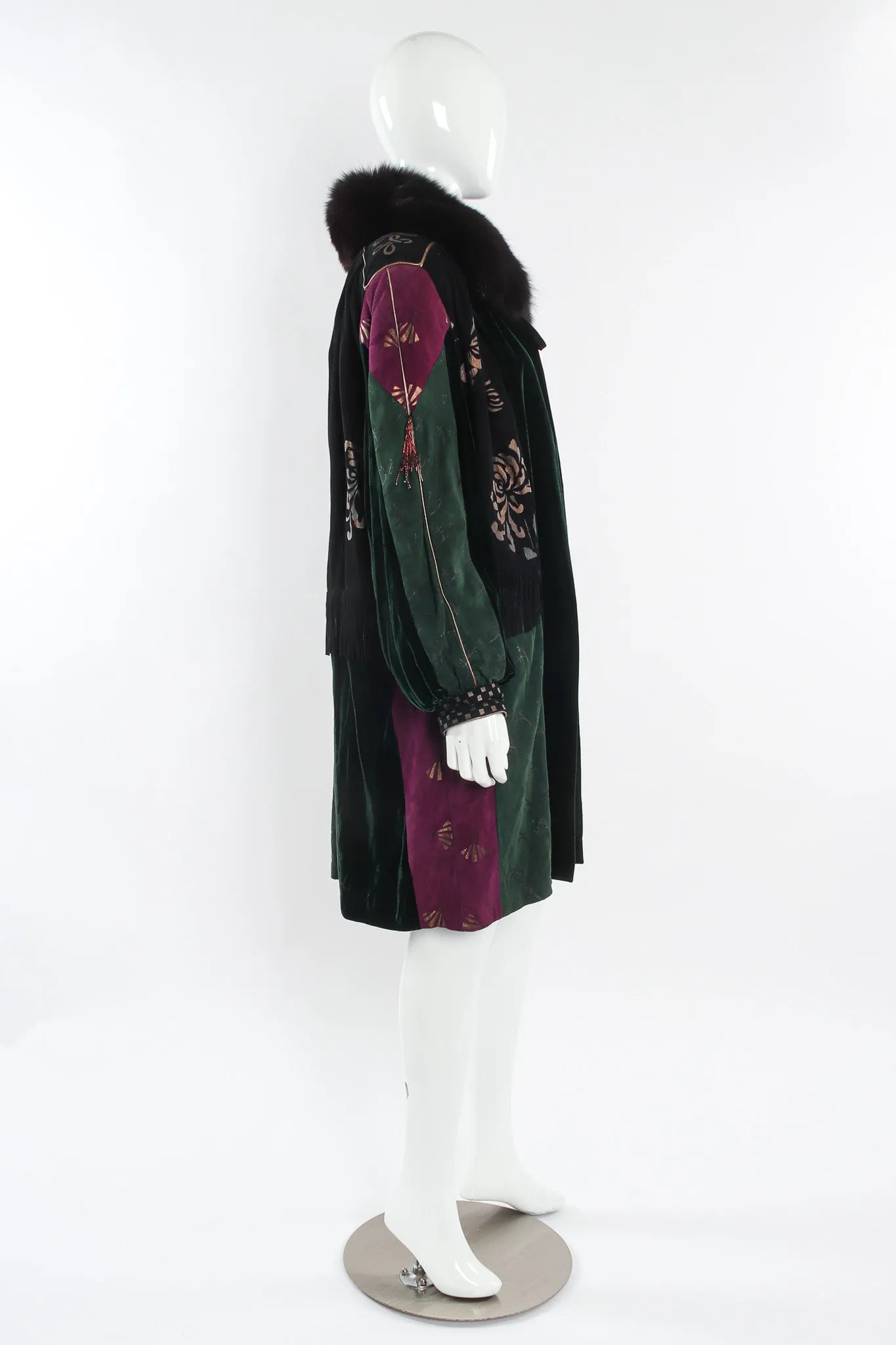 Suede & Velvet Patchwork Jacket