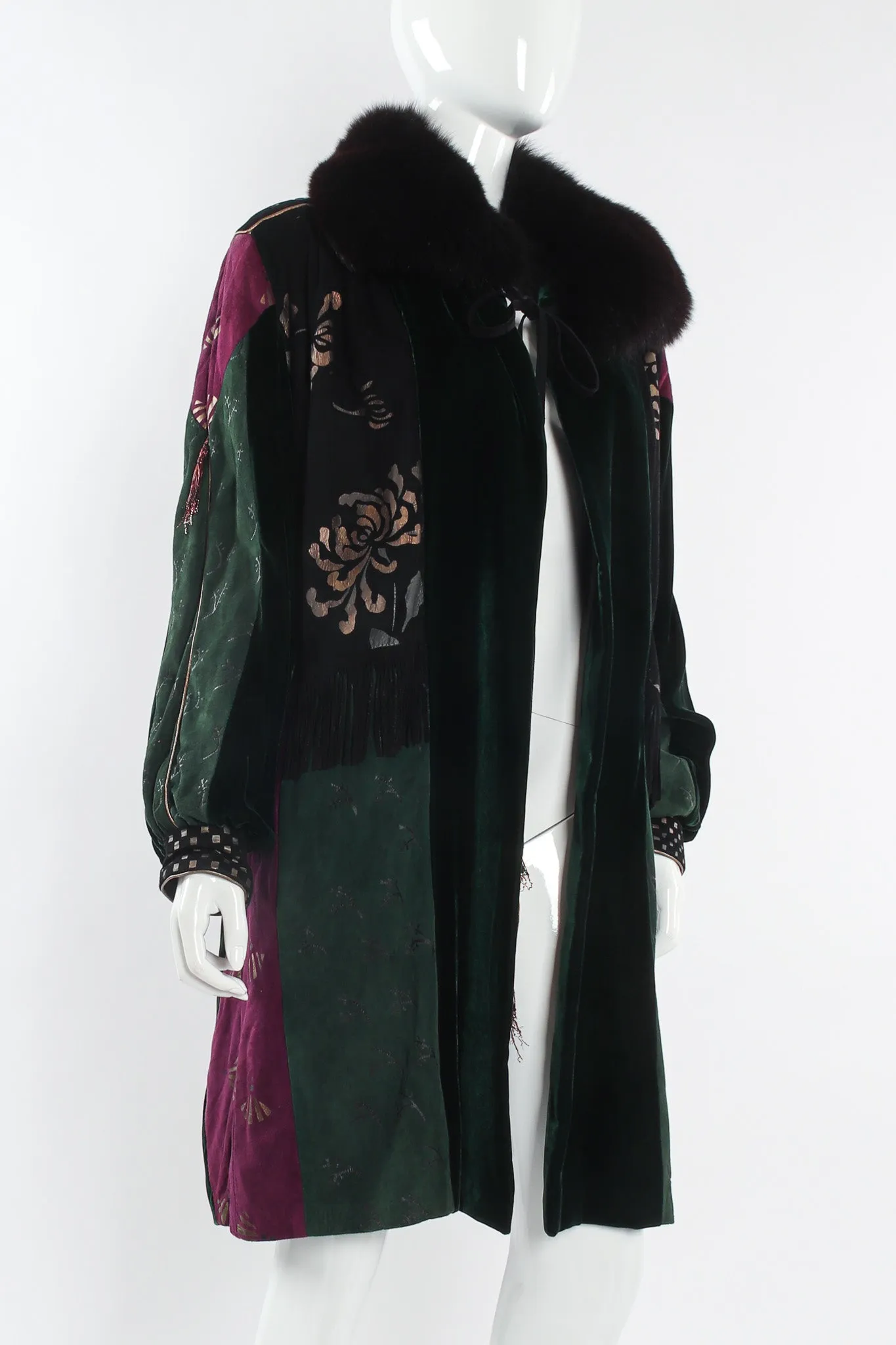 Suede & Velvet Patchwork Jacket
