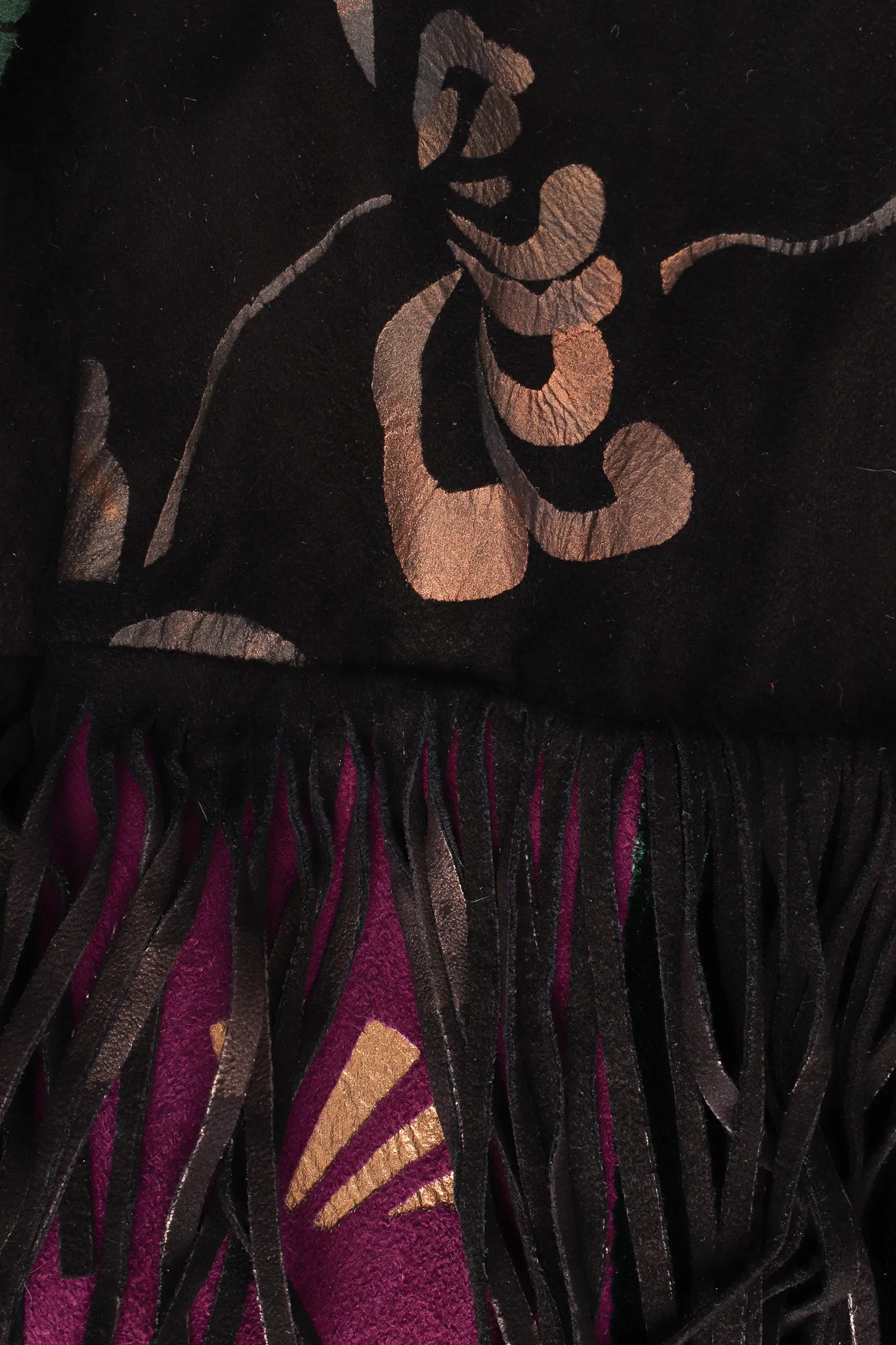 Suede & Velvet Patchwork Jacket
