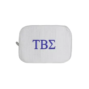 Tau Beta Sigma Waffle Weave Cosmetic Bag