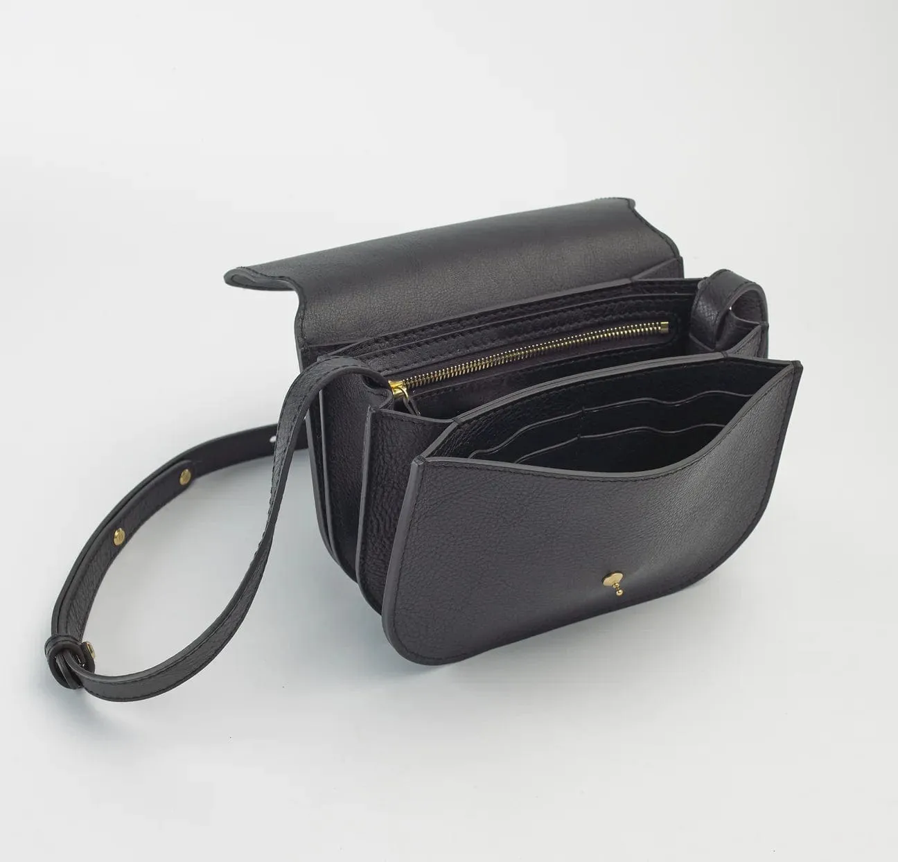 The Po Crossbody in Black