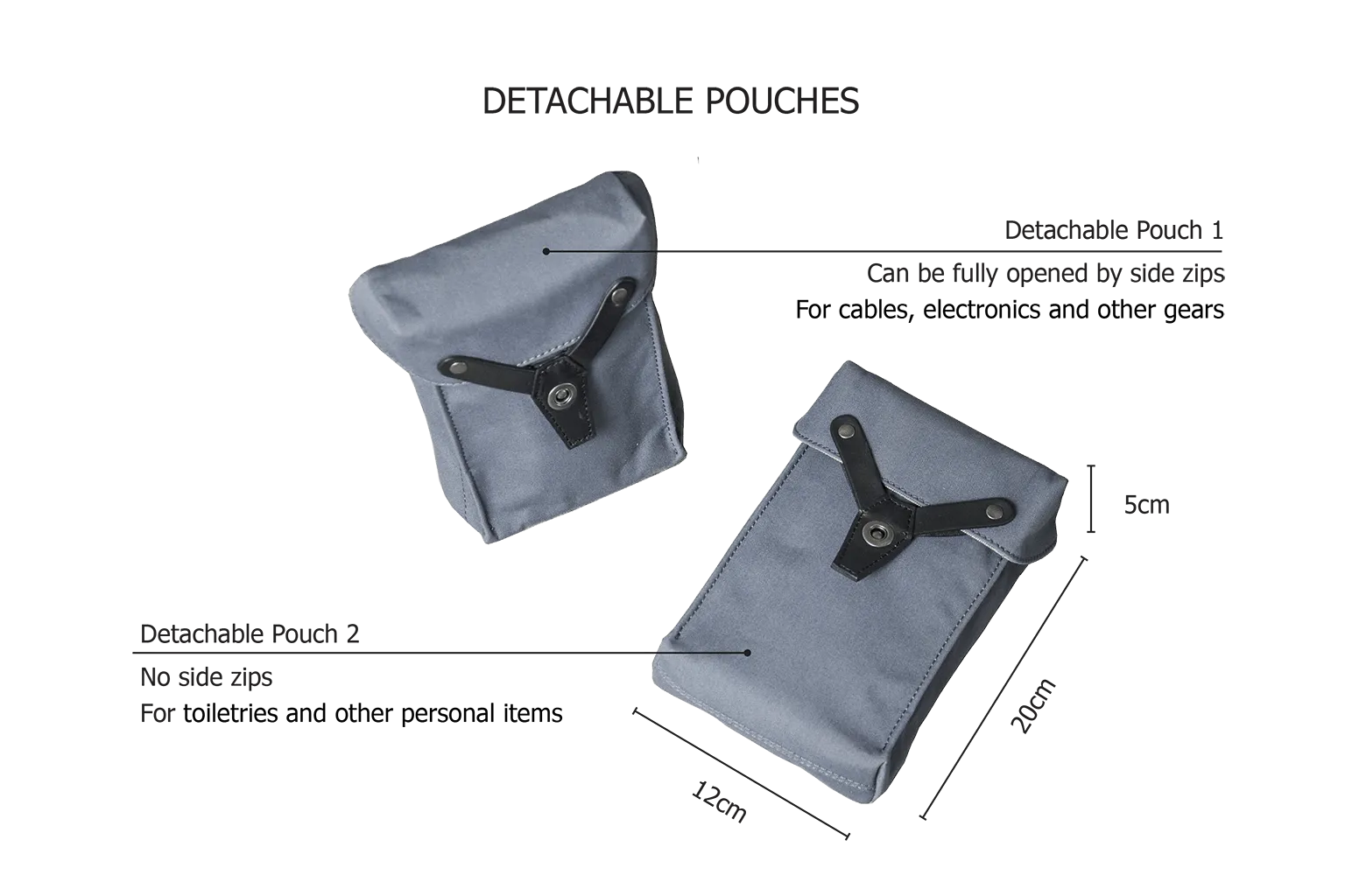 TRAVEL BACKPACK PLUS - grey