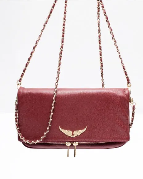 Zadig & Voltaire rock Grenat purse