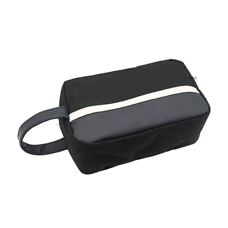 Zippered Toiletry Bag In Blue Or Black