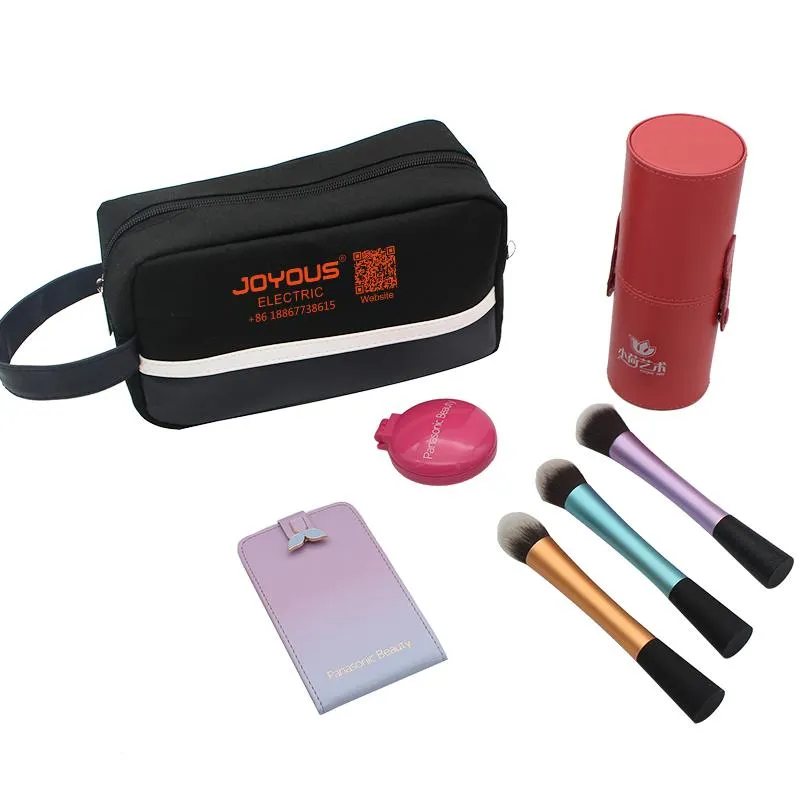 Zippered Toiletry Bag In Blue Or Black